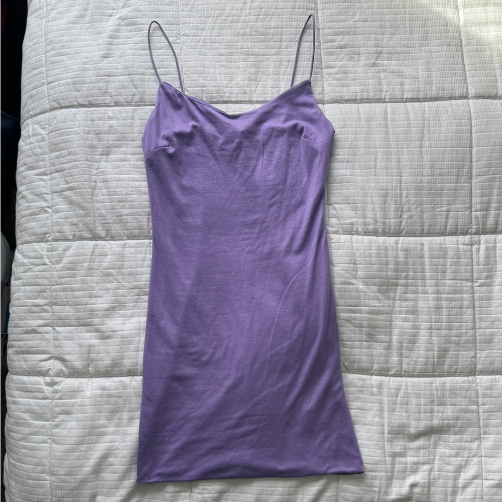 Charlotte Russe purple bodycon mini dress, size S - Picture 4 of 8